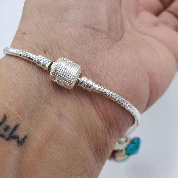 Little Mermaid 925 s.silver big charm bracelet - Picture 9 of 10